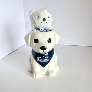 Lowes Puppy Planter and Plush Puppy Keyring My Lowe's Reward 2026‎ NEW